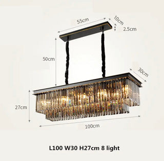 Royal Radiance Chandelier Decorative Modern  Art Deco Inspired Illumination