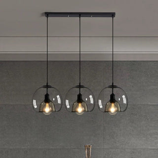 Antonio Glass Pendants Modern  Sleek Linear Suspension Light