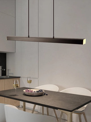 The Minimal Bar Lamp Refined Modern  Sleek Linear Suspension Light
