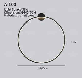 New Eclipse Round Wall Lamp Modern  Elegant Teardrop LED Pendant