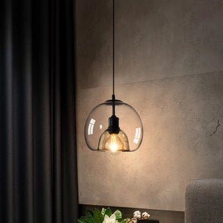 Antonio Glass Pendants Modern  Sleek Linear Suspension Light