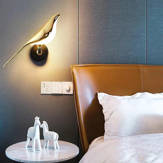 Golden hummingbird Modern  Vintage Brass Accent Lighting