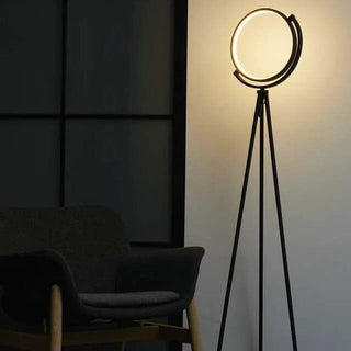 The Halo Lamp Refined Modern  Sleek Linear Suspension Light