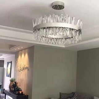 The Royal Chrome collection Classic Modern  Bohemian Rattan Woven Pendant