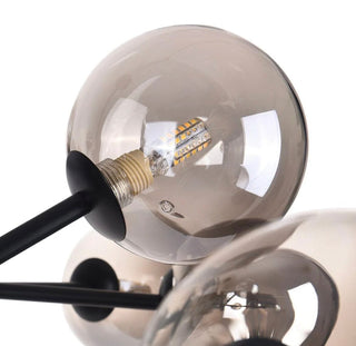 Flint Sputnik Chandelier Modern  Rustic Industrial Hanging Lamp
