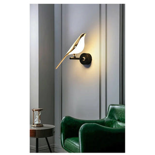 Golden hummingbird Modern  Vintage Brass Accent Lighting