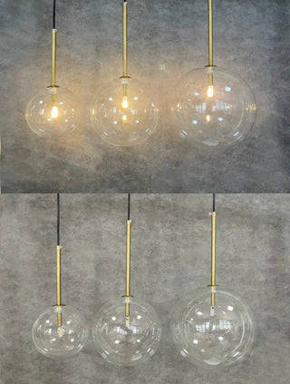 The Glass Ball Modern  Luxury Marble Base Table Lamp