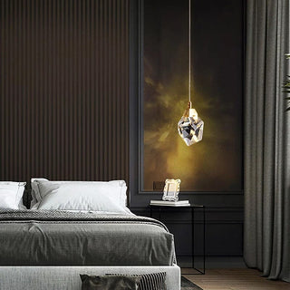 The Crystal Pendant Chic Modern  Handcrafted Artisan Ceiling Light
