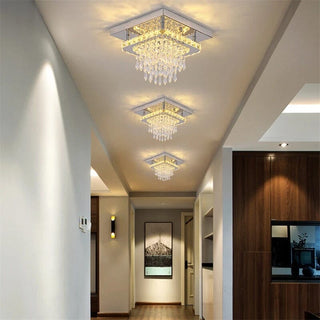 Emily Crystal Lamp Modern  Chic Glass Globe Pendant