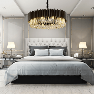 Serena Chandelier Premium Modern  Contemporary Crystal Statement Fixture
