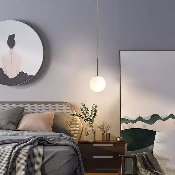 Astrid Scandinavian pendants Modern  Luxury Gold Frame Light Fitting - Zynella