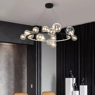 Dexter Bubble Chandelier Modern  Handcrafted Artisan Ceiling Light