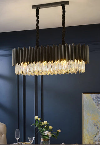 Serena Chandelier Premium Modern  Contemporary Crystal Statement Fixture