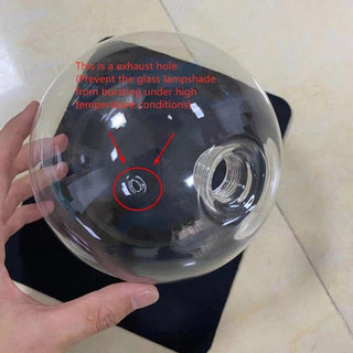 The Glass Ball Modern  Luxury Marble Base Table Lamp
