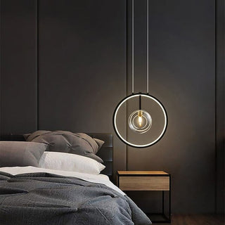 Glass Globe Pendants Modern  Sleek Linear Suspension Light