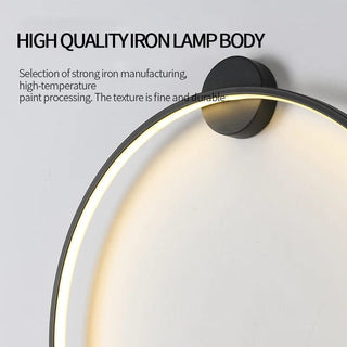 New Eclipse Round Wall Lamp Modern  Elegant Teardrop LED Pendant