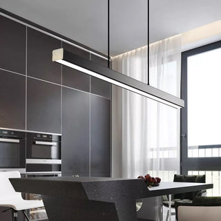 The Minimal Bar Lamp Refined Modern  Sleek Linear Suspension Light
