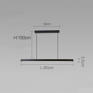 The Minimal Bar Lamp Refined Modern  Sleek Linear Suspension Light