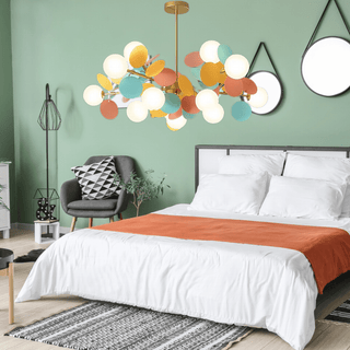 Rainbow Chandelier Luxurious Modern  Art Deco Inspired Illumination