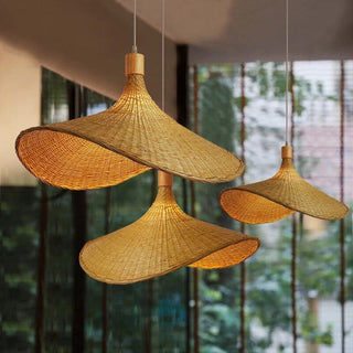 Ren Bamboo Lamp Classic Modern  Contemporary Crystal Statement Fixture