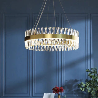 The Golden Crossover Modern  Bohemian Rattan Woven Pendant