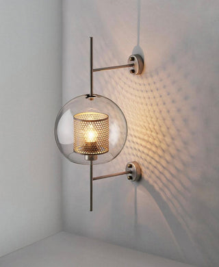 Elouise Glass Lamp Modern  Handcrafted Artisan Ceiling Light