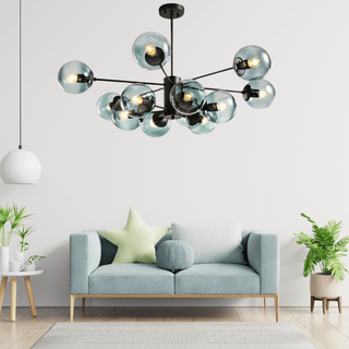 Xavier Bubble Chandelier Refined Modern  Handcrafted Artisan Ceiling Light