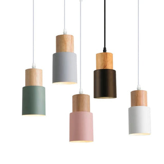 Elsa Wooden Pendants Modern  Scandinavian Wooden Accent Light