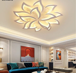 Flower Chandelier Modern  Luxury Gold Frame Light Fitting