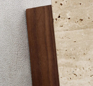 Ebony Travertine Wall Light Modern  Art Deco Inspired Illumination