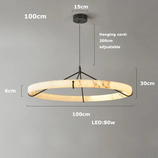 Klyra Marble Chandelier Modern  Luxury Marble Base Table Lamp