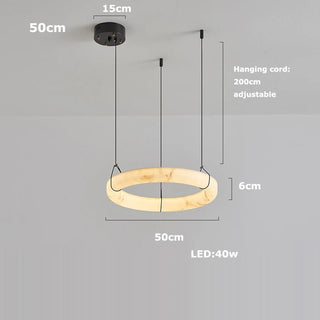 Klyra Marble Chandelier Modern  Luxury Marble Base Table Lamp