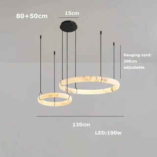 Klyra Marble Chandelier Modern  Luxury Marble Base Table Lamp