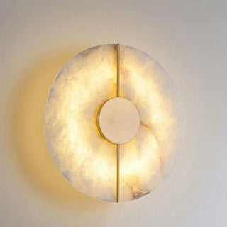 Ethereal Moon Marble Wall Lamp Modern  Handcrafted Artisan Ceiling Light