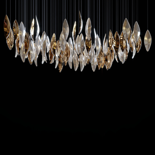 Opal Mirage Chandelier Luxurious Modern  Ultra Slim LED Panel Lighting
