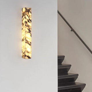 Mira Marble Minimalist Wall Light Modern  Art Deco Inspired Illumination