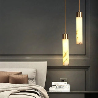 Valencia Marble Pendant Stylish Modern  Bohemian Rattan Woven Pendant