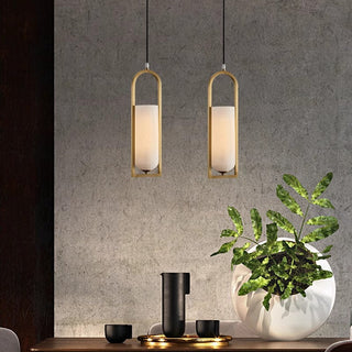 Meline Alabaster Pendant Light Modern  Contemporary Crystal Statement Fixture