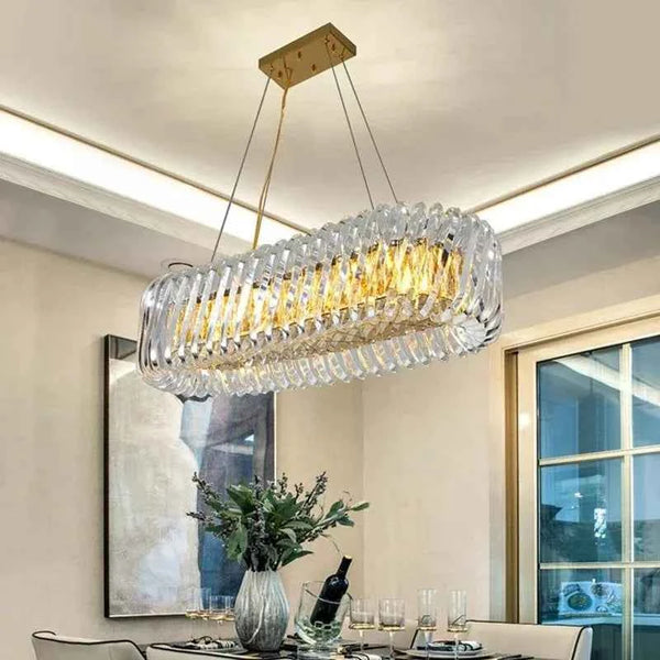 Zynella Minimalist Crystal LED Pendant Light