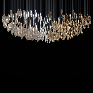 Opal Mirage Chandelier Luxurious Modern  Ultra Slim LED Panel Lighting