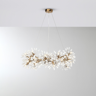 Aster White Jade Chandelier Modern  Luxury Marble Base Table Lamp