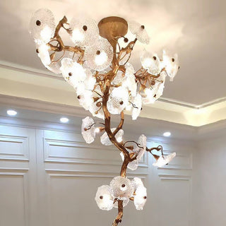 Serenla Staircase Chandelier Chic Modern  Sleek Linear Suspension Light