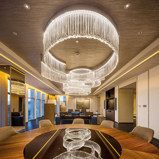Sylex Commercial Crystal Chandelier Chic Modern  Luxury Gold Frame Light Fitting