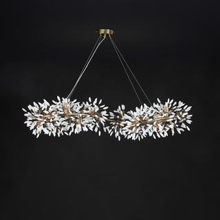Aster White Jade Chandelier Modern  Luxury Marble Base Table Lamp
