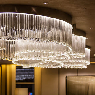 Sylex Commercial Crystal Chandelier Chic Modern  Luxury Gold Frame Light Fitting