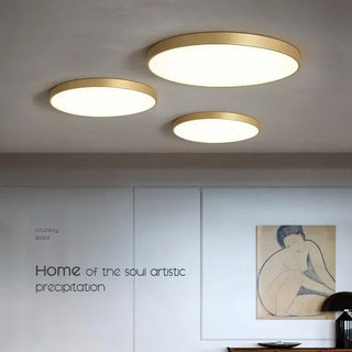 Elara Copper Ceiling Lamp Modern  Art Deco Inspired Illumination