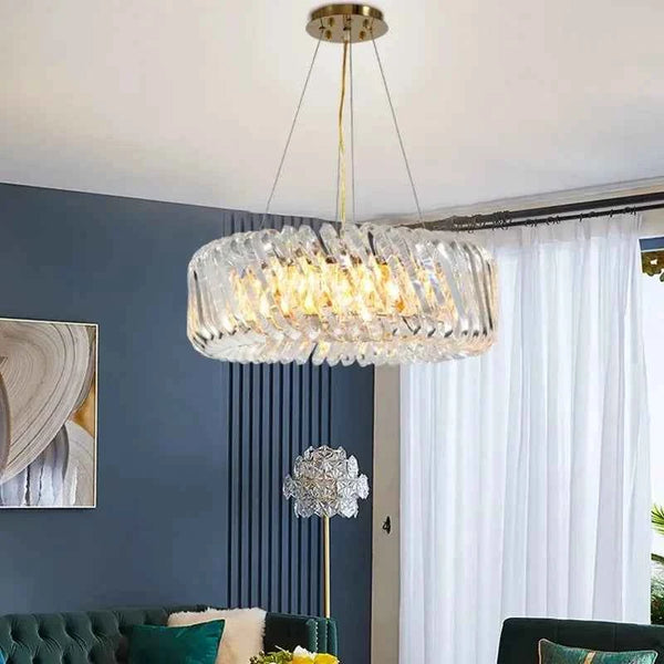 Zynella Minimalist Crystal LED Pendant Light
