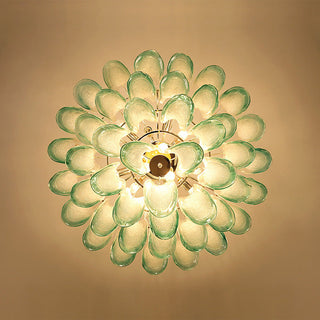 Zealite Green Crystal Leaf Chandelier Chic Modern  Timeless Lantern Style Wall Lamp