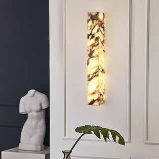 Mira Marble Minimalist Wall Light Modern  Art Deco Inspired Illumination