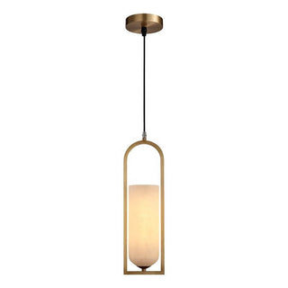 Meline Alabaster Pendant Light Modern  Contemporary Crystal Statement Fixture